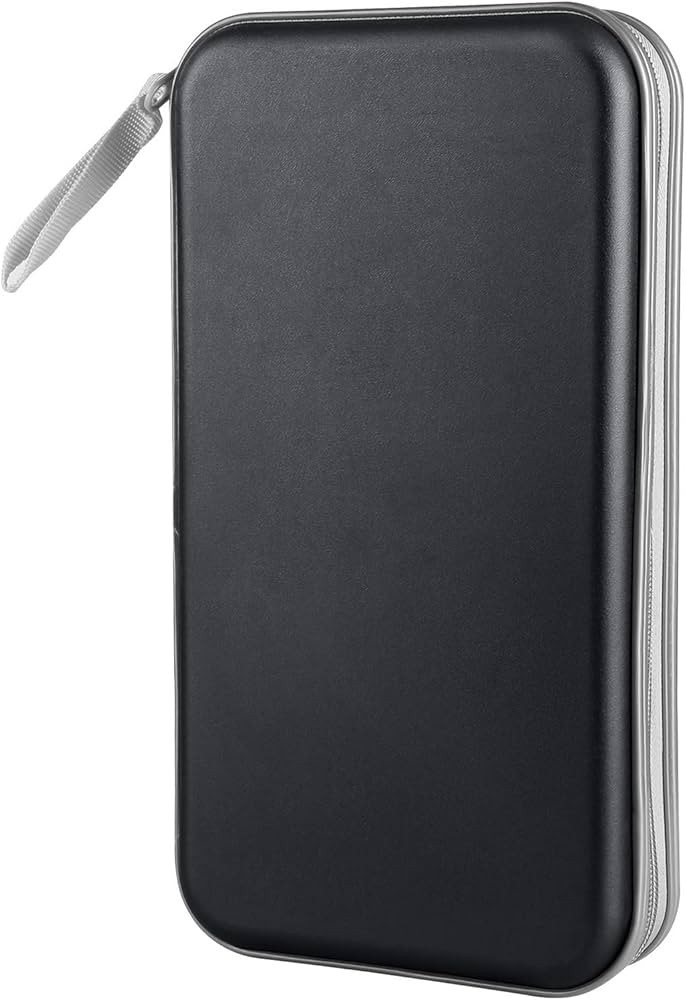 CD Case, DVD Case Holder 96 Capacity Hard Plastic CD DVD Disc Cases Storage Binder Wallet for Car... | Amazon (US)