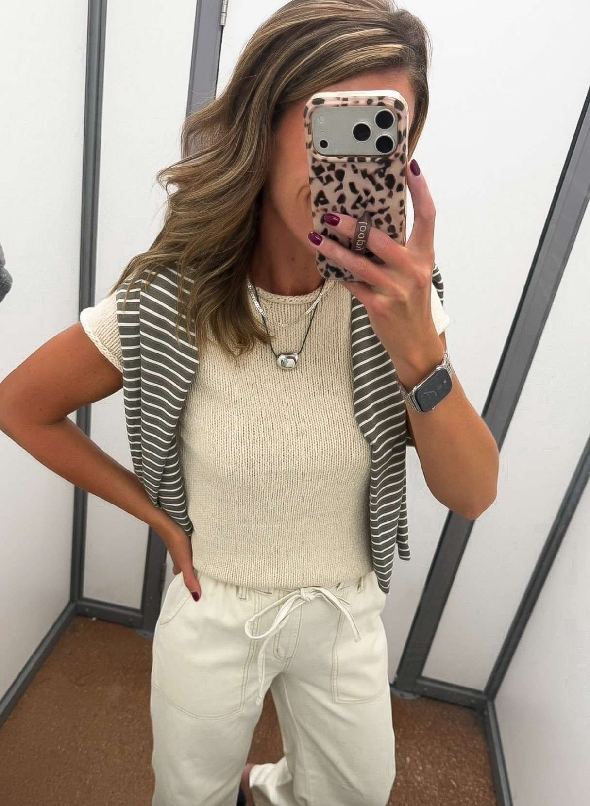 This color combo 🙌
Sweater/ small
Striped long sleeve/ small
Pants / not online yet 😢

#LTKOver40 #LTKSeasonal