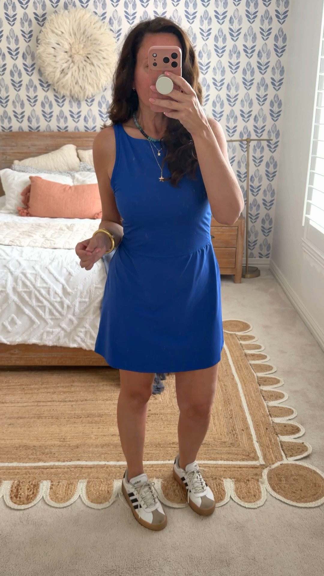 4 color options in this active dress with built in bra and shorts. Wearing a medium. Love the high neck and length for a little more coverage!
.

#LTKootd #LTKActive #LTKmomlife