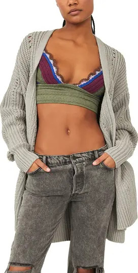 Women's Dare to Dream Rib Cotton Blend Cardigan | Nordstrom