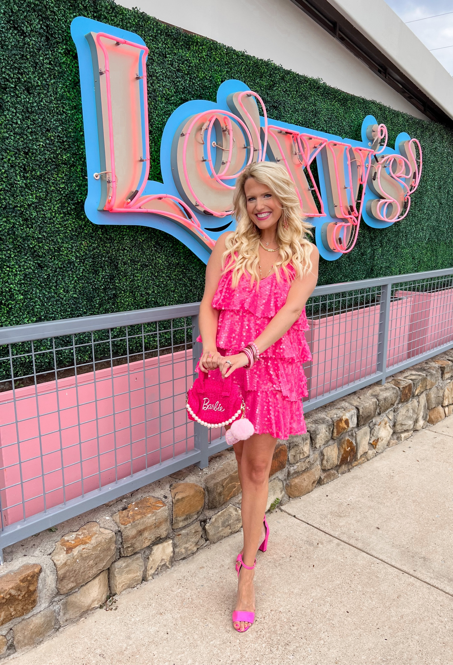 Pink sequin dress M
Barbie dress
Barbie core
Barbie movie 
Linked similar 
Pink rhinestone earrings 
PURPOSEINTHEPINK for a discount
Barbie purse will link on IG
Pink heels
Summer dress
Vacation dress
Sera’s tour dress
TSwift dress
Birthday dress
Nashville dress
Country concert dress
Country concert outfit
Pink makeup products 
Barbie necklace 
Pink fashion 
Barbie style 

#LTKbeauty #LTKstyletip #LTKunder100