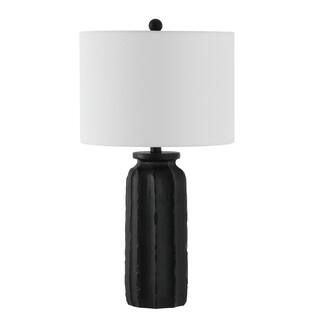 SAFAVIEH Candri 26 in. Matte Black Table Lamp TBL4427A - The Home Depot | The Home Depot