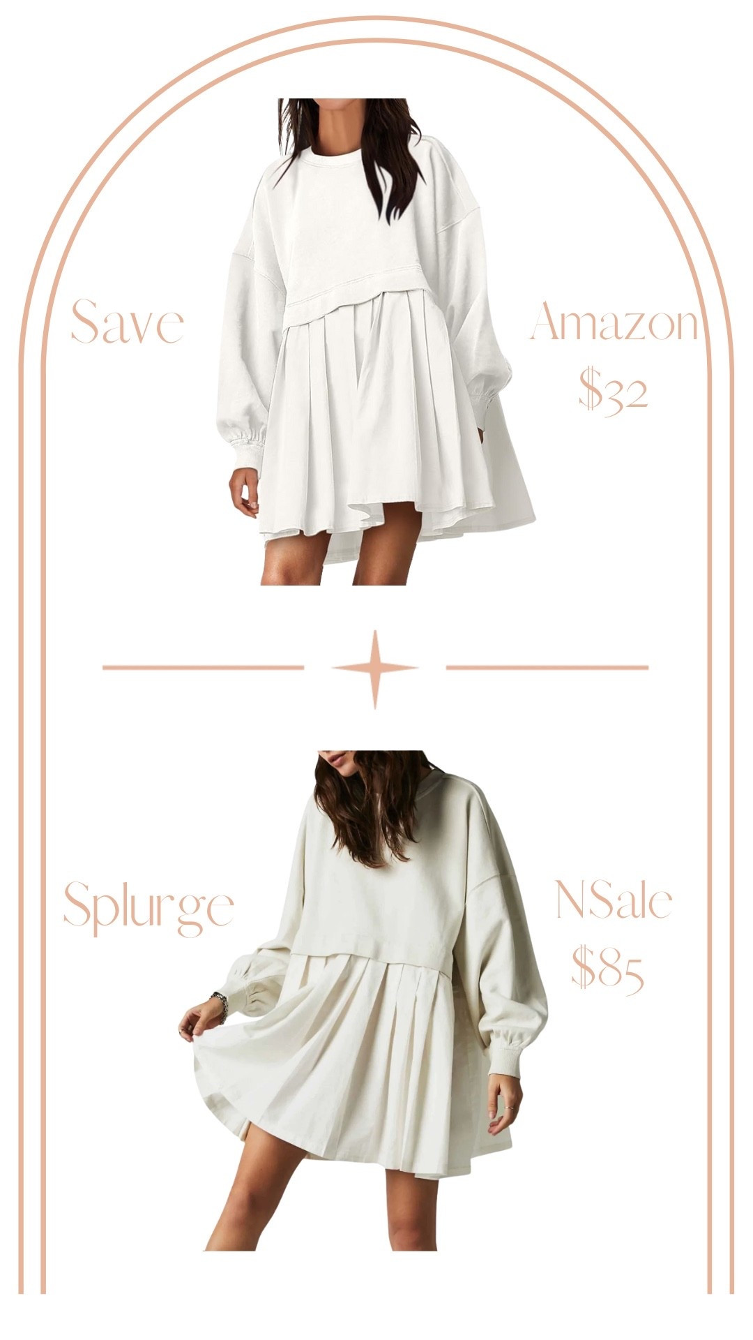 Save vs splurge free people dress on sale now during the Nordstrom anniversary sale or you can get the look for less from Amazon! 

#LTKFindsUnder50 #LTKStyleTip #LTKSaleAlert