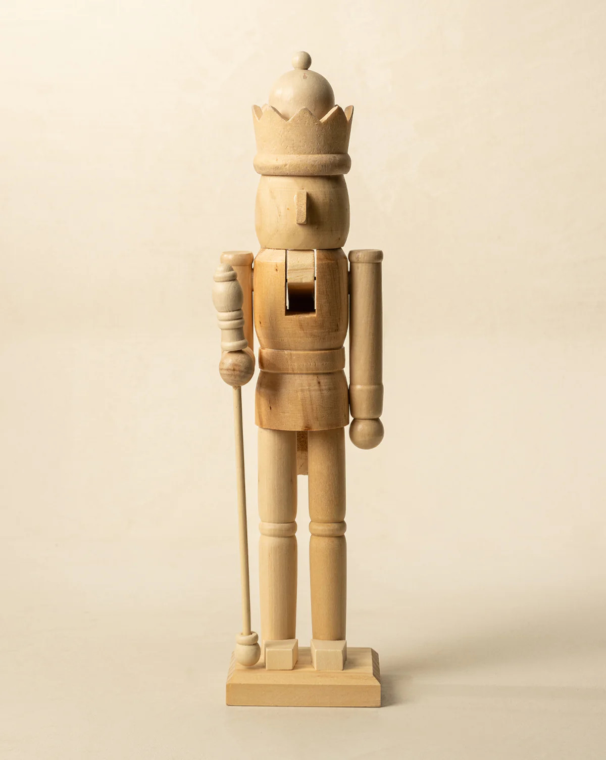 Wooden Nutcracker with Scepter | McGee & Co. (US)