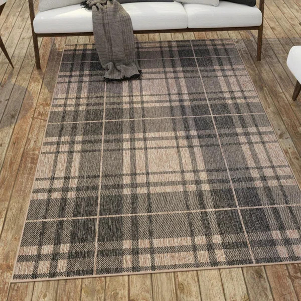 Tatasha Plaid Indoor / Outdoor Rug | Wayfair North America