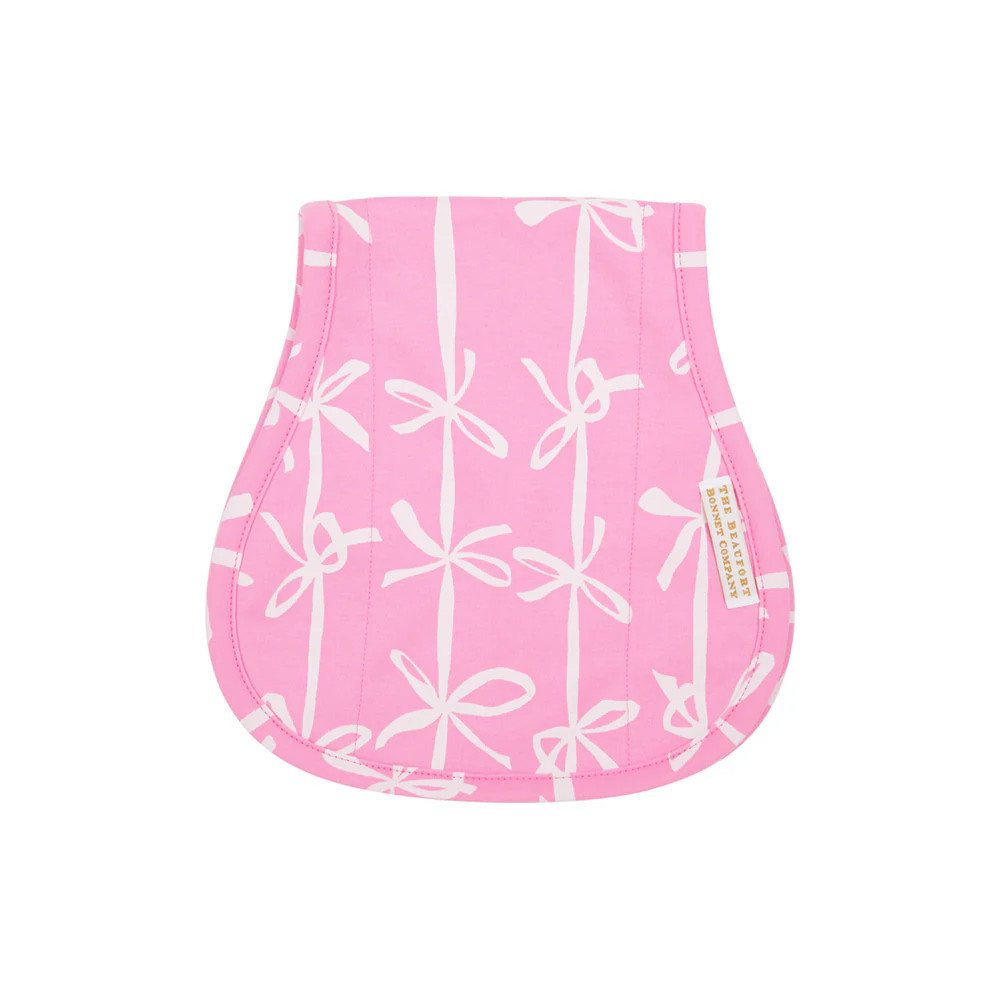 Oopsie Daisy Burp Cloth - Pink Braselton Bows | The Beaufort Bonnet Company