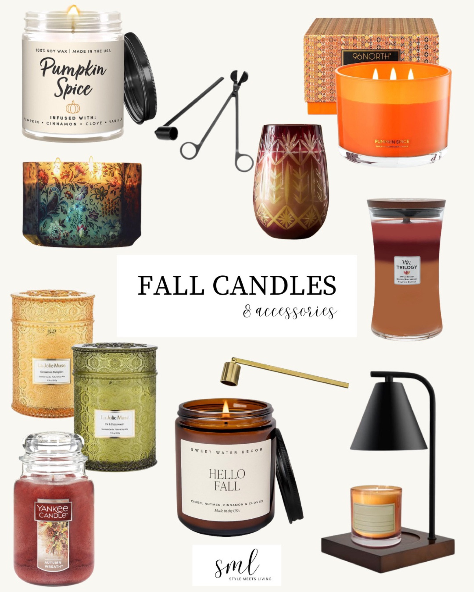 As the leaves change and the air gets crisper, it's time to fill our homes with fall candles. 🍁🕯️ 
 
From spiced pumpkin to apple orchards, candles add an extra layer of coziness.
 
Light one up and cuddle in 🧡
 
#fallcandles #fallhomedecor #falldecorideas #homedecorinspiration #homedecorinspo
 


#LTKSeasonal #LTKHalloween #LTKhome
