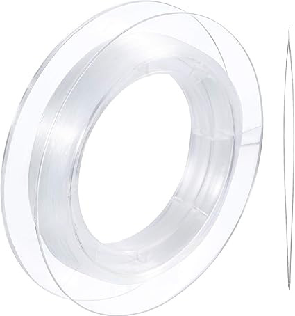 Tatuo 200 m Clear Nylon Invisible Thread String for Hanging Christmas Ornaments, Bracelet Making,... | Amazon (US)