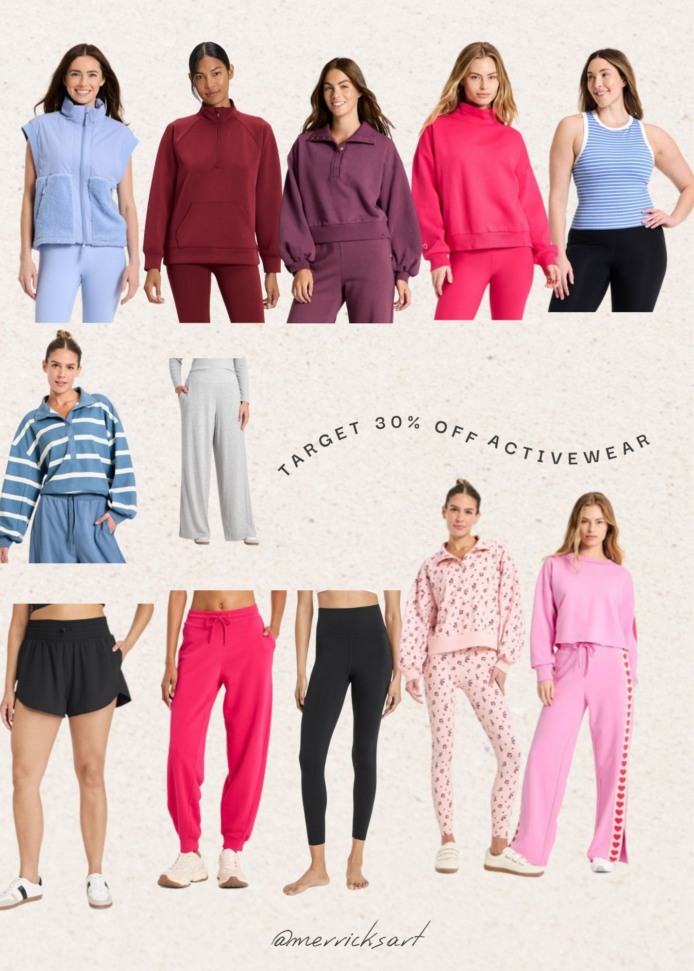 @target 30% off activewear through Sunday 

 #LTKActive #LTKFindsUnder50