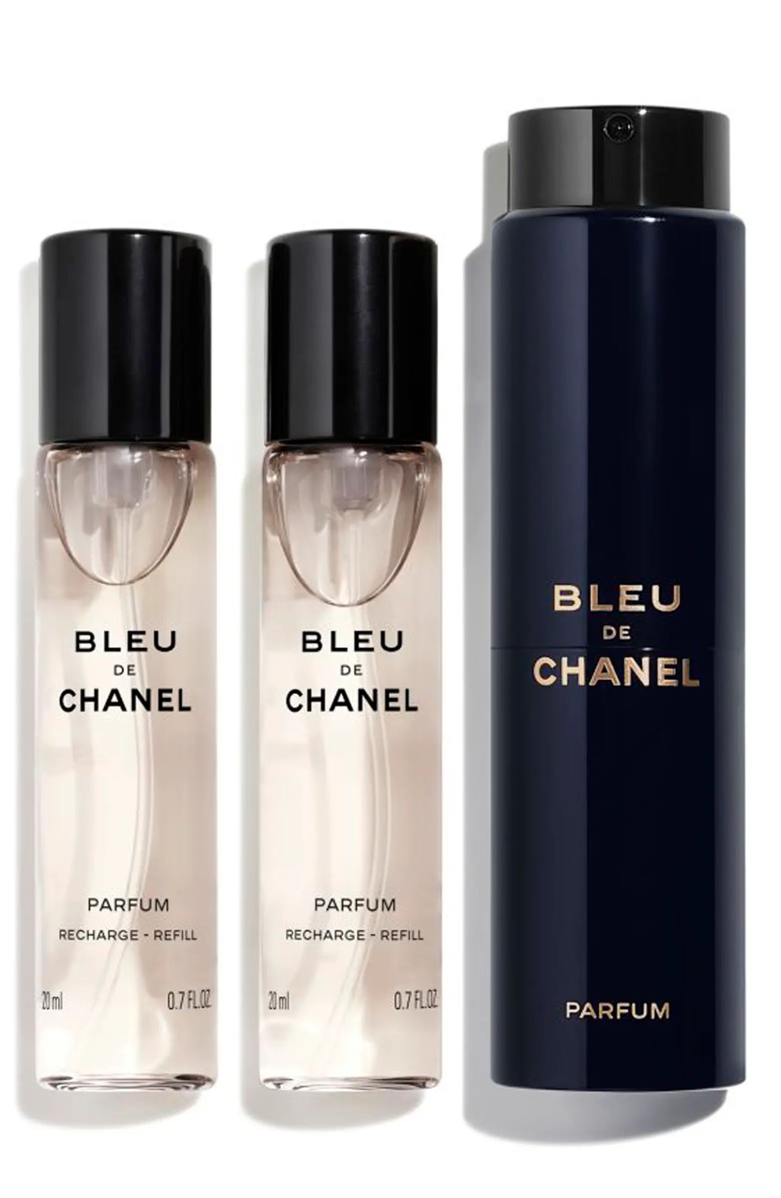 CHANEL BLEU DE CHANEL Parfum Twist & Spray Refill Set | Nordstrom | Nordstrom