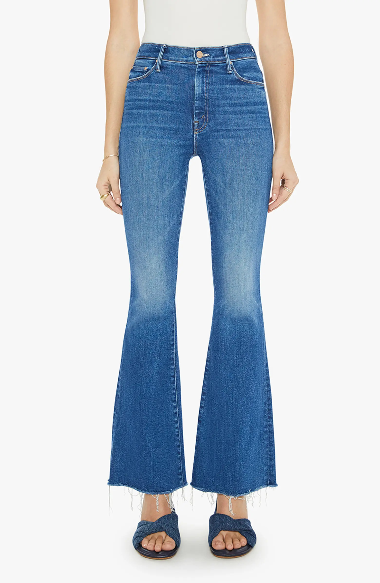 The Weekend Fray Hem Bootcut Jeans | Nordstrom