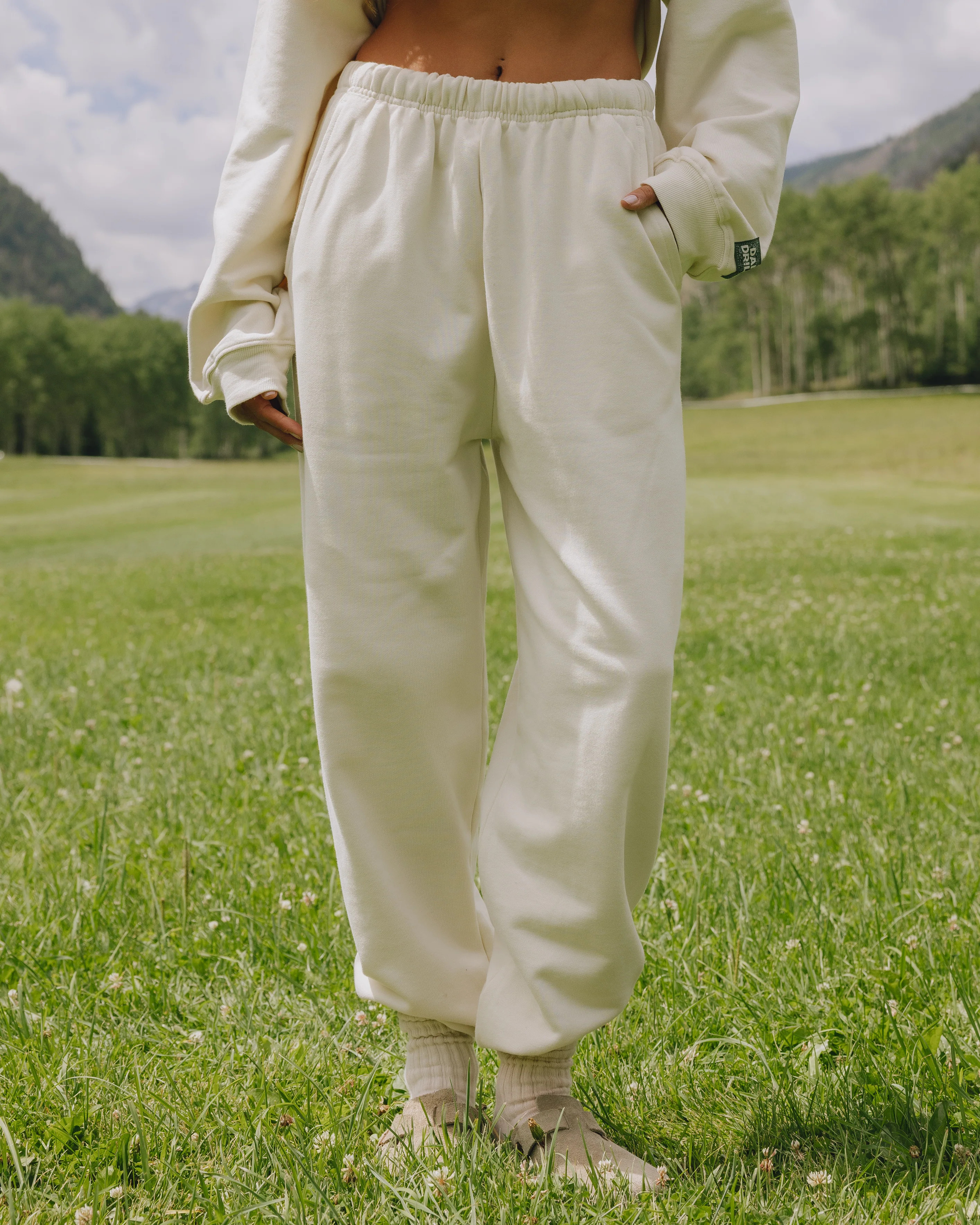 Unisex Joggers - Sand with Bandana Patch | Daily Drills LLC