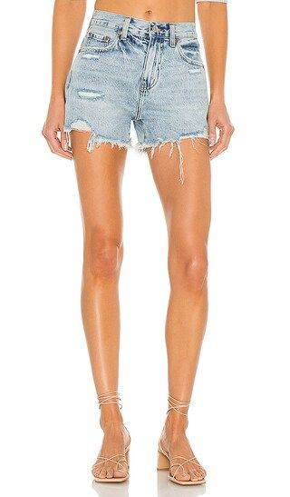 Nova Relaxed High Rise Cut Off Short in Bowery | Revolve Clothing (Global)