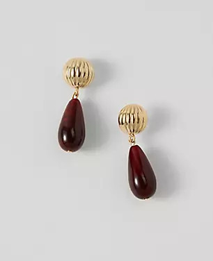 Italian Collection Oval Drop Earring | Ann Taylor (US)