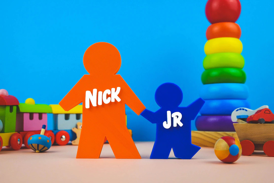Nick Jr 3D Printed Logo Clasic Version Nickelodeon Junior - Etsy | Etsy (US)