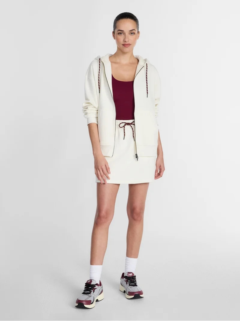 Athletic Works Women's and Women's Plus Full Zip Fleece Hoodie, Sizes XS-4X | Walmart (US)