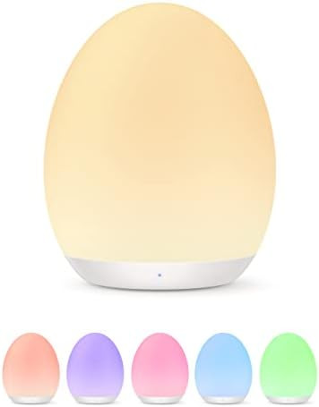 Night Light for Kids, Baby Night Light with 7 Colors Changing Mode & Stepless Dimming, Nursery Ni... | Amazon (US)