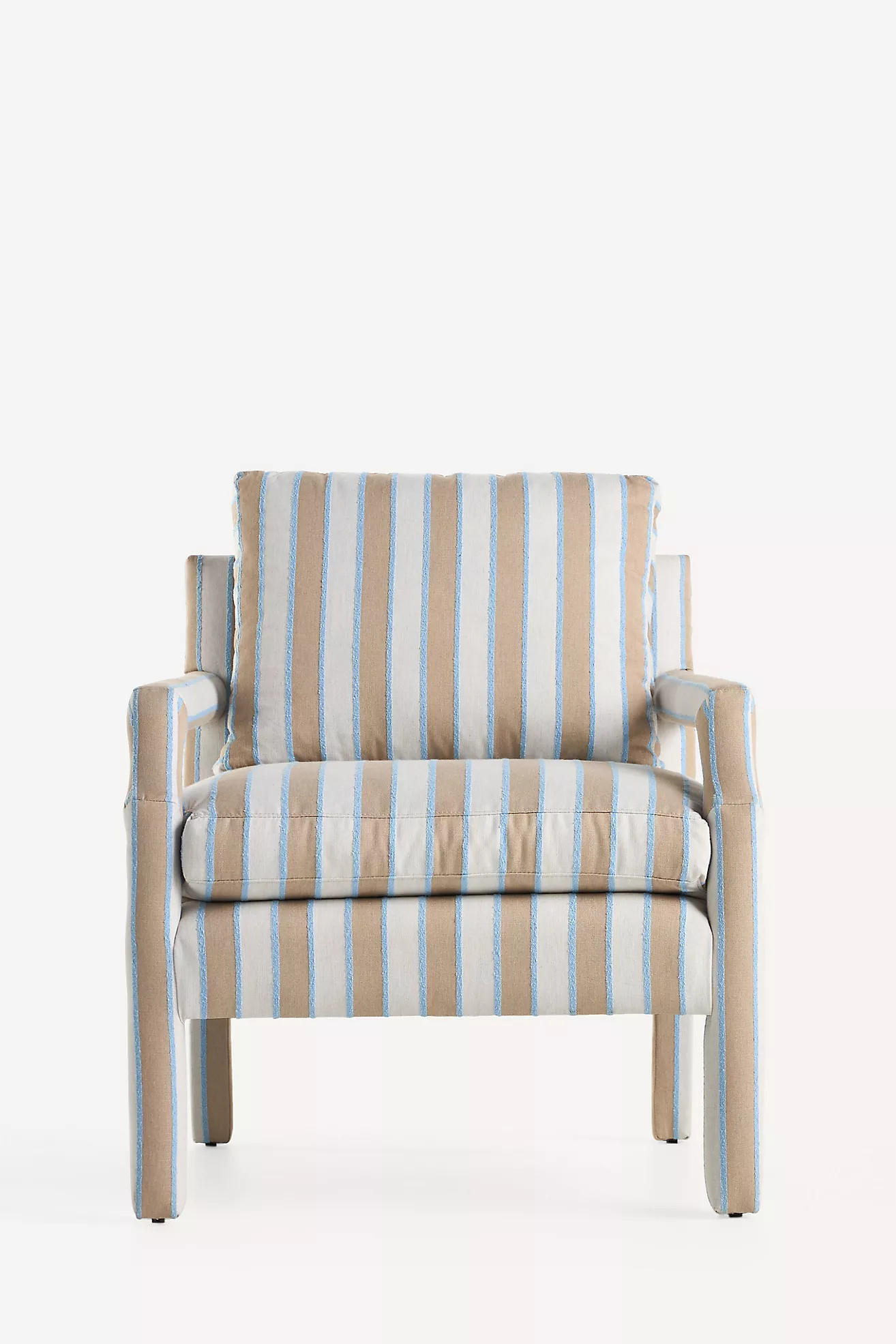 Delaney Woven Stripe Accent Chair | Anthropologie (US)