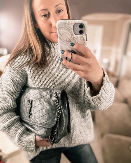 This is such a cozy sweater. So well-made, soft and looks super luxe!  

#sweater #cozy #casual 

#LTKover40 #LTKGiftGuide #LTKstyletip