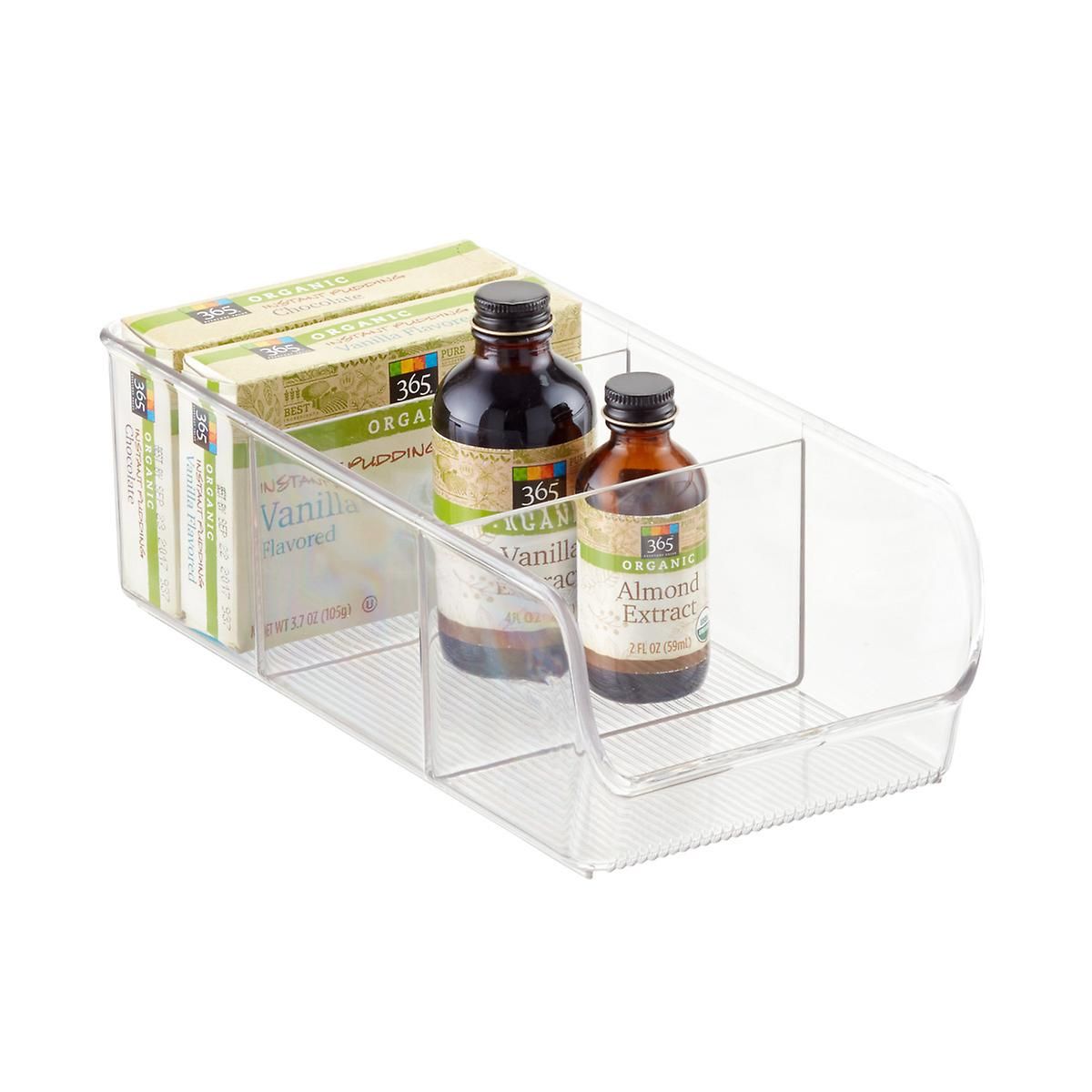 iDesign Linus 3-Section Divided Cabinet Organizer | The Container Store