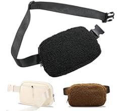 Athletic Everywhere Belt Bag, Fleece Belt Bag with Adjustable Strap Small Waist Bag Hip Bum Bag C... | Amazon (CA)
