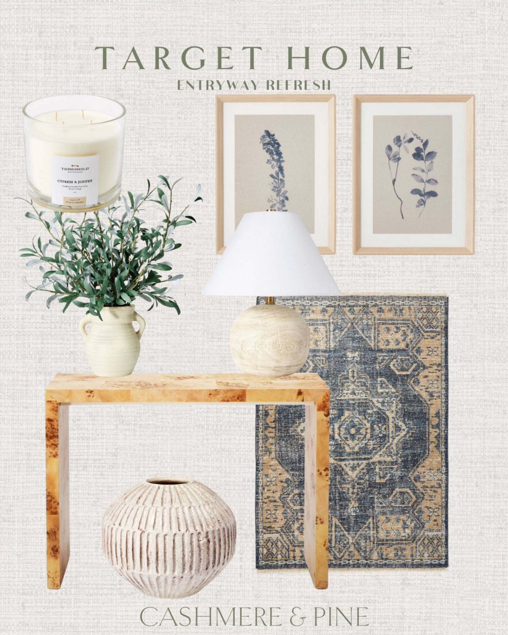 Refresh your entryway with some new pieces from Target
and Studio McGee.

Home decor, home accessories, affordable home finds, Target home, lamps, rugs, wall decor, faux plants, candles, table decor

#LTKsalealert #LTKFind #LTKhome