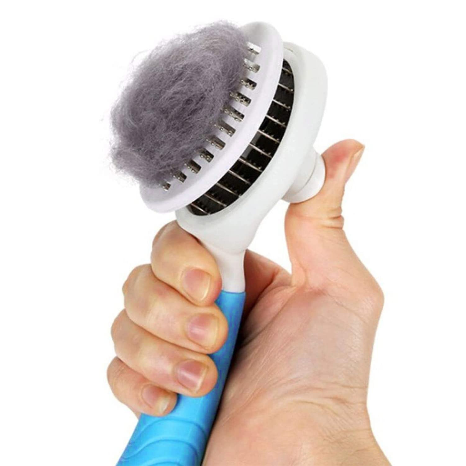Cat Grooming Brush, Self Cleaning Slicker Brushes for Dogs Cats Pet Grooming Brush Tool Gently Remov | Amazon (US)