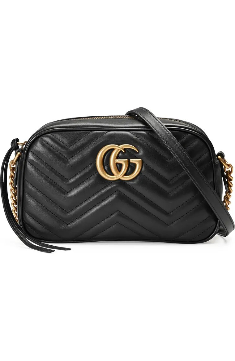 Small GG 2.0 Matelassé Leather Camera Bag | Nordstrom