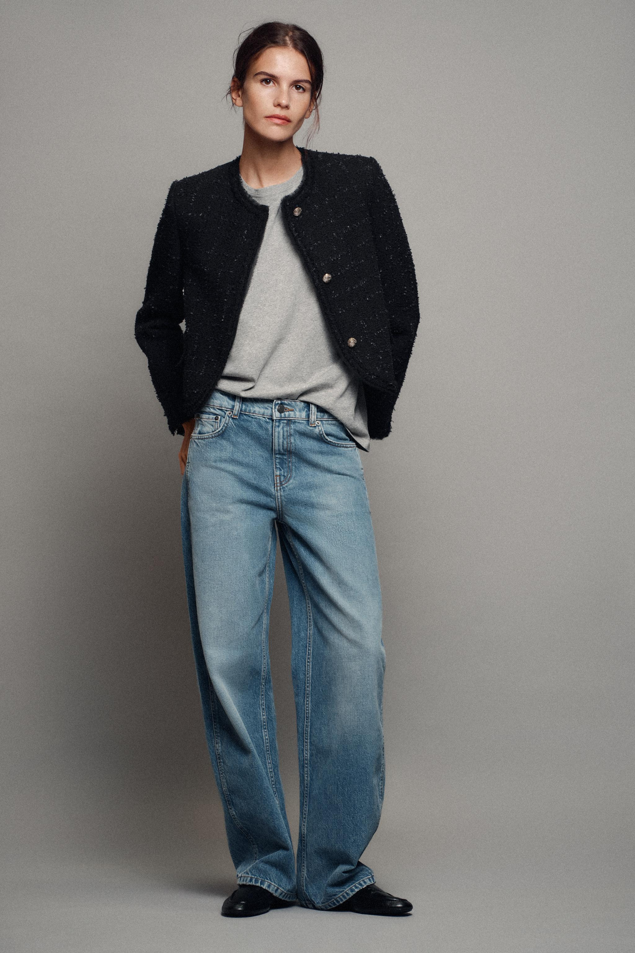 ZW COLLECTION BUTTON BLAZER | Zara UK