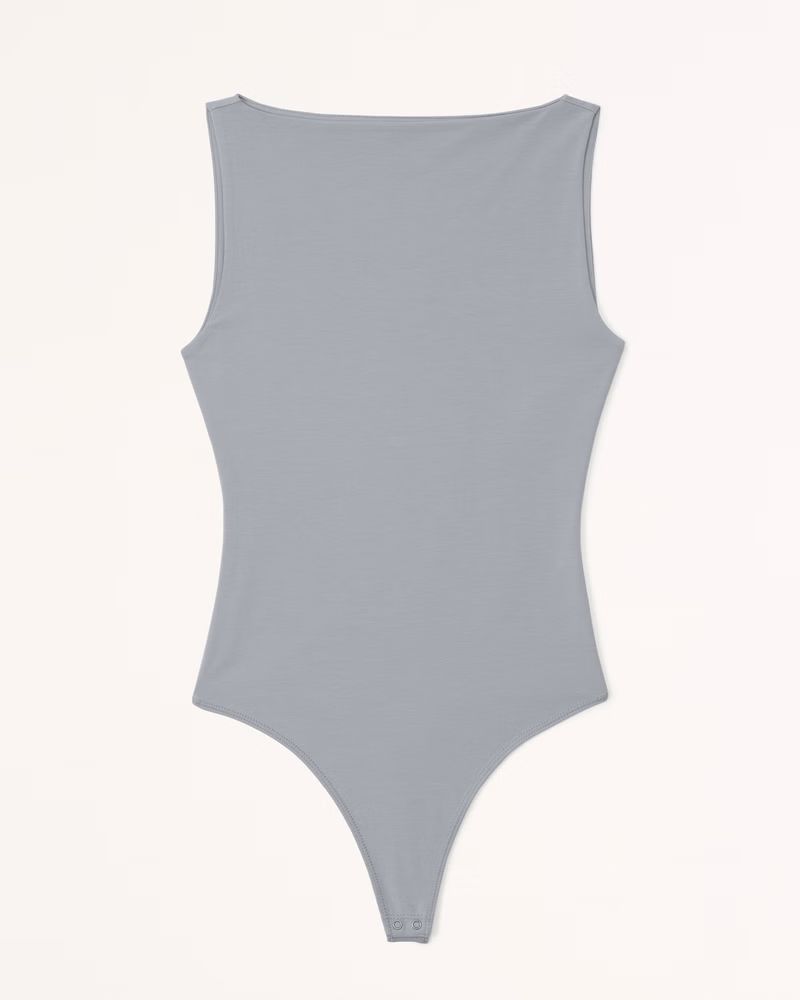 Cotton-Modal Slash Bodysuit | Abercrombie & Fitch (US)