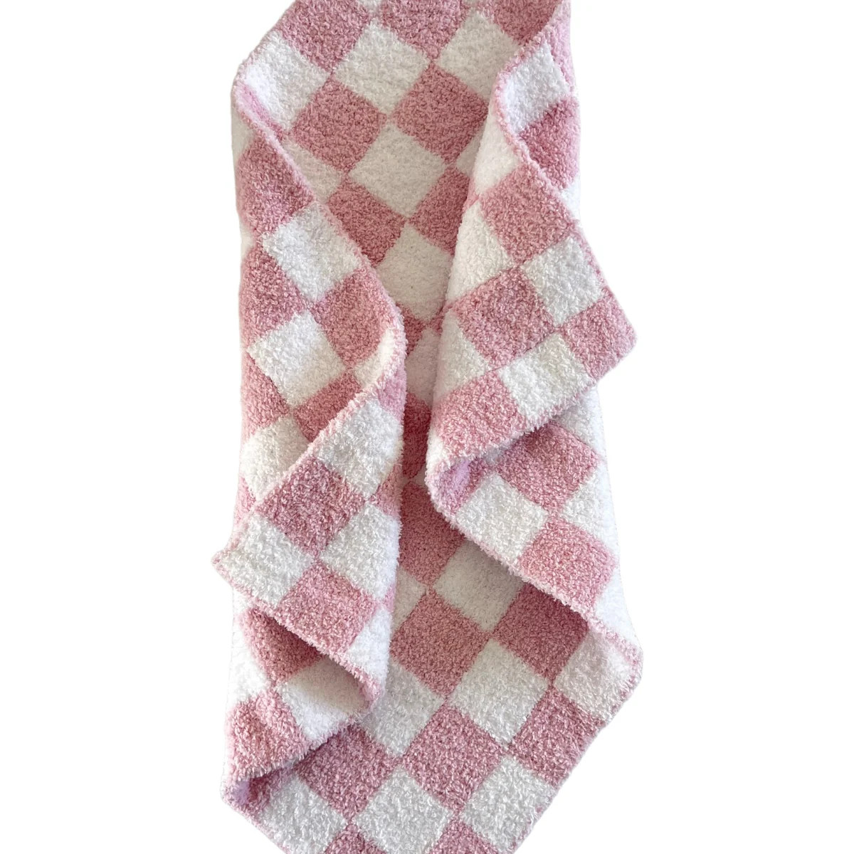 Phufy® Bliss Checkerboard Mini Blanket, Strawberry | SpearmintLOVE