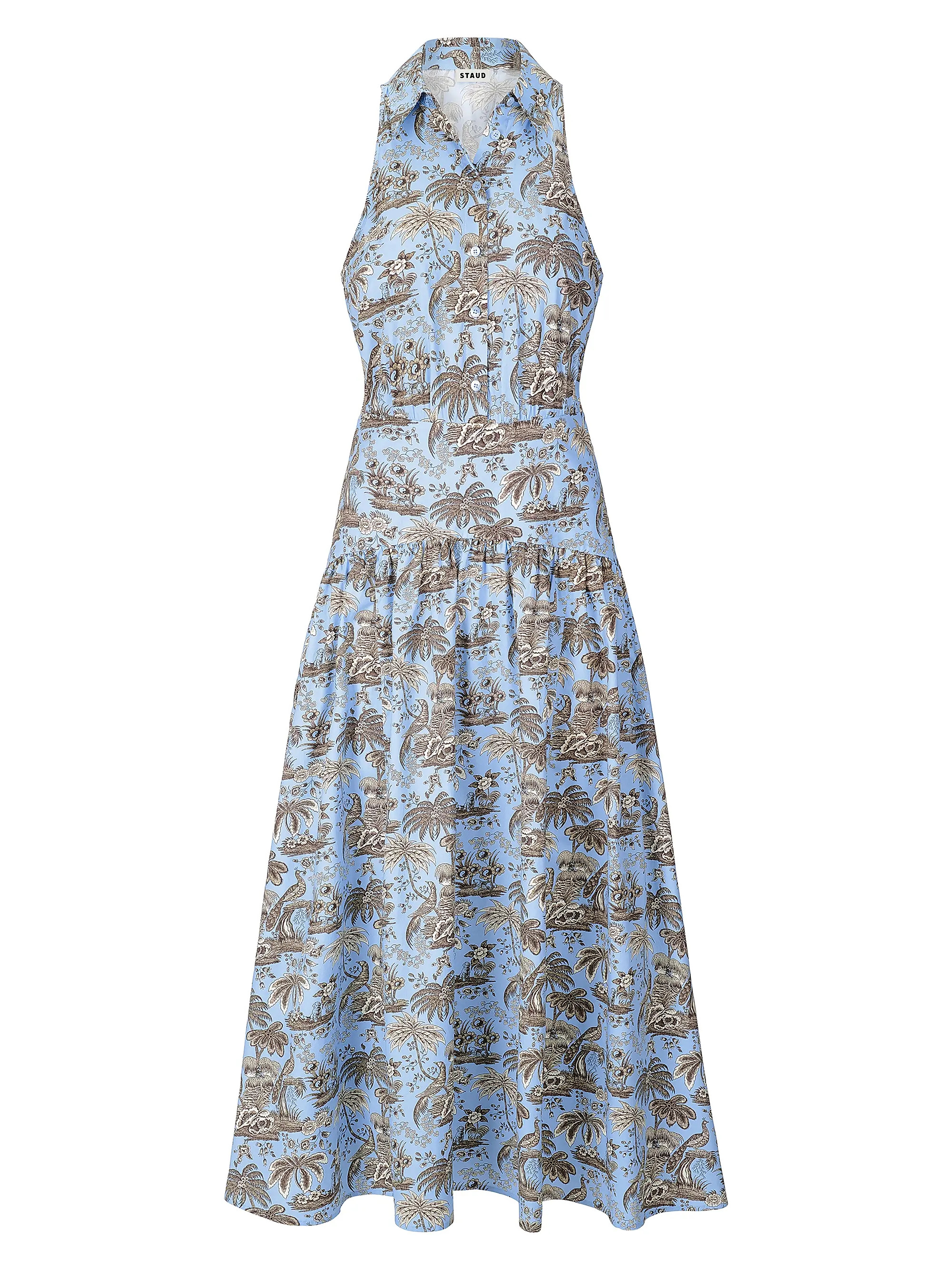 Staud Romy Toile Maxi Dress | Saks Fifth Avenue | Saks Fifth Avenue