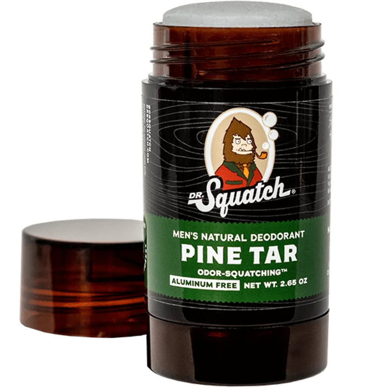 Dr. Squatch Natural Deodorant, Pine Tar, 2.65 oz - Walmart.com | Walmart (US)