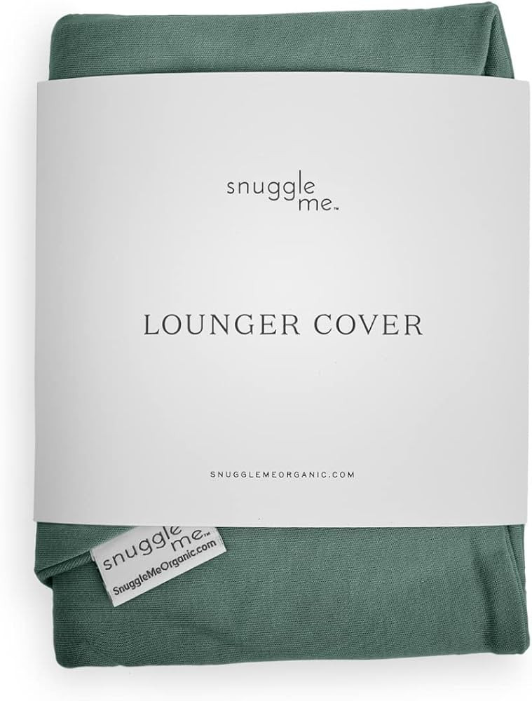 Snuggle Me Organic Infant Lounger Cover | 100% Organic Cotton | Machine Washable | Moss | Amazon (US)