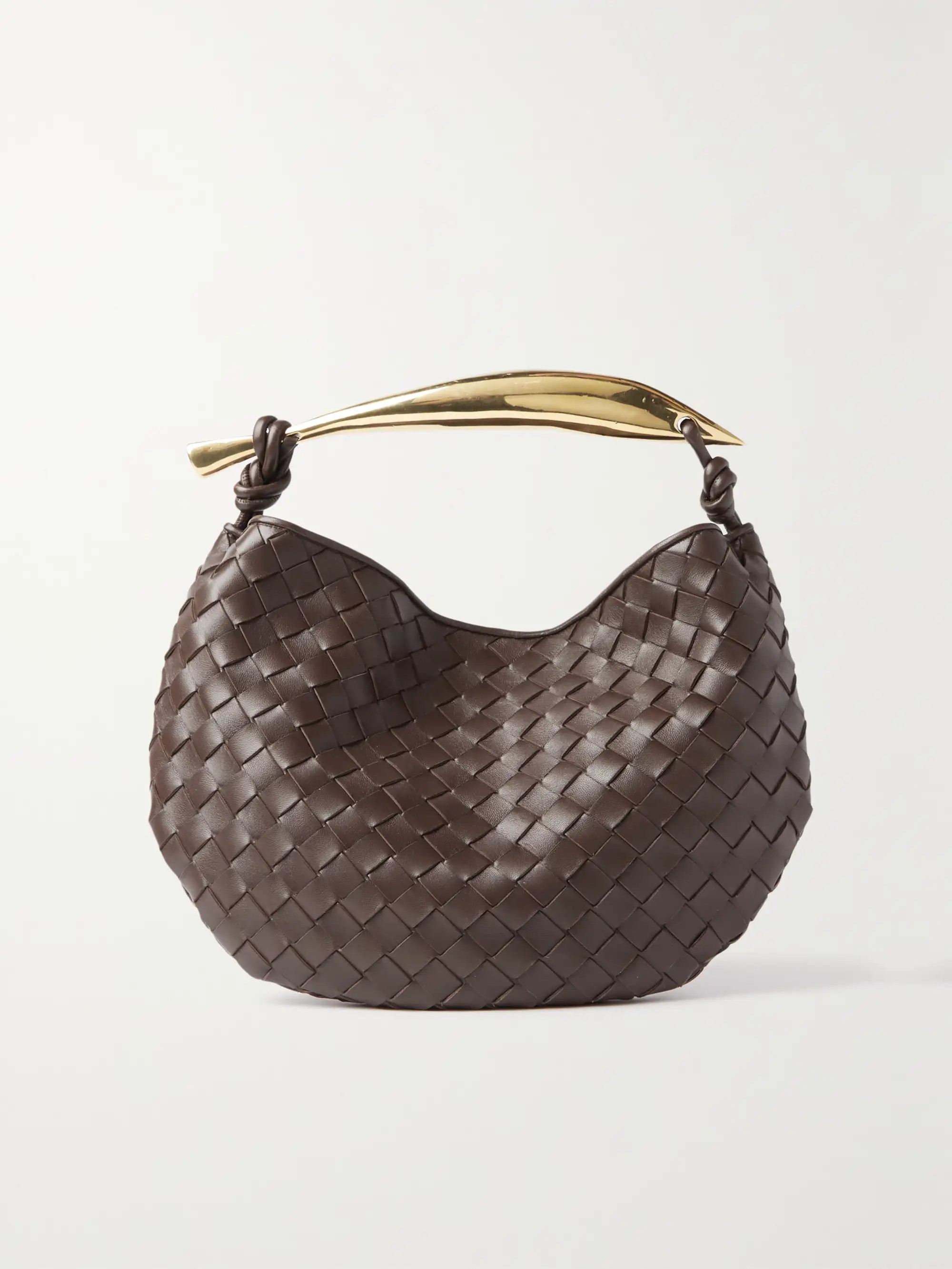 Brown Sardine small intrecciato leather tote | BOTTEGA VENETA | NET-A-PORTER | NET-A-PORTER (UK & EU)