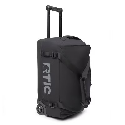 RTIC Outdoors Road Trip Duffel Bag Rolling - Black: Carry On Luggage, Water-Resistant | Target