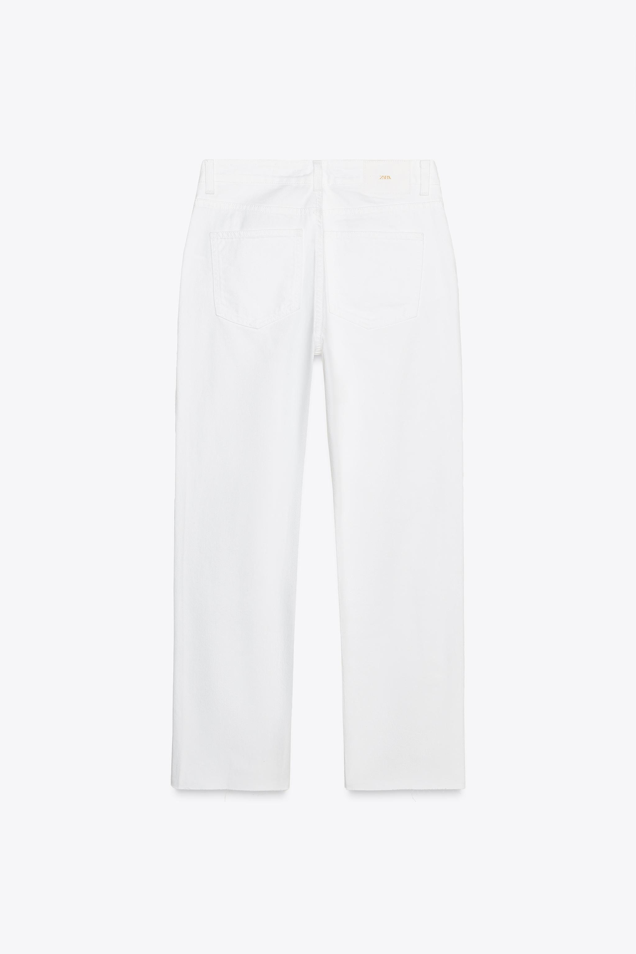 HIGH WAIST - STRAIGHT LEG - ANKLE LENGTH - RIGIDHigh-waist ankle-length jeans with five pockets. ... | Zara UK