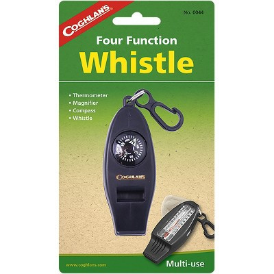 Coghlan's Four Function Camping Emergency Whistle Compass Thermometer Magnifier | Target