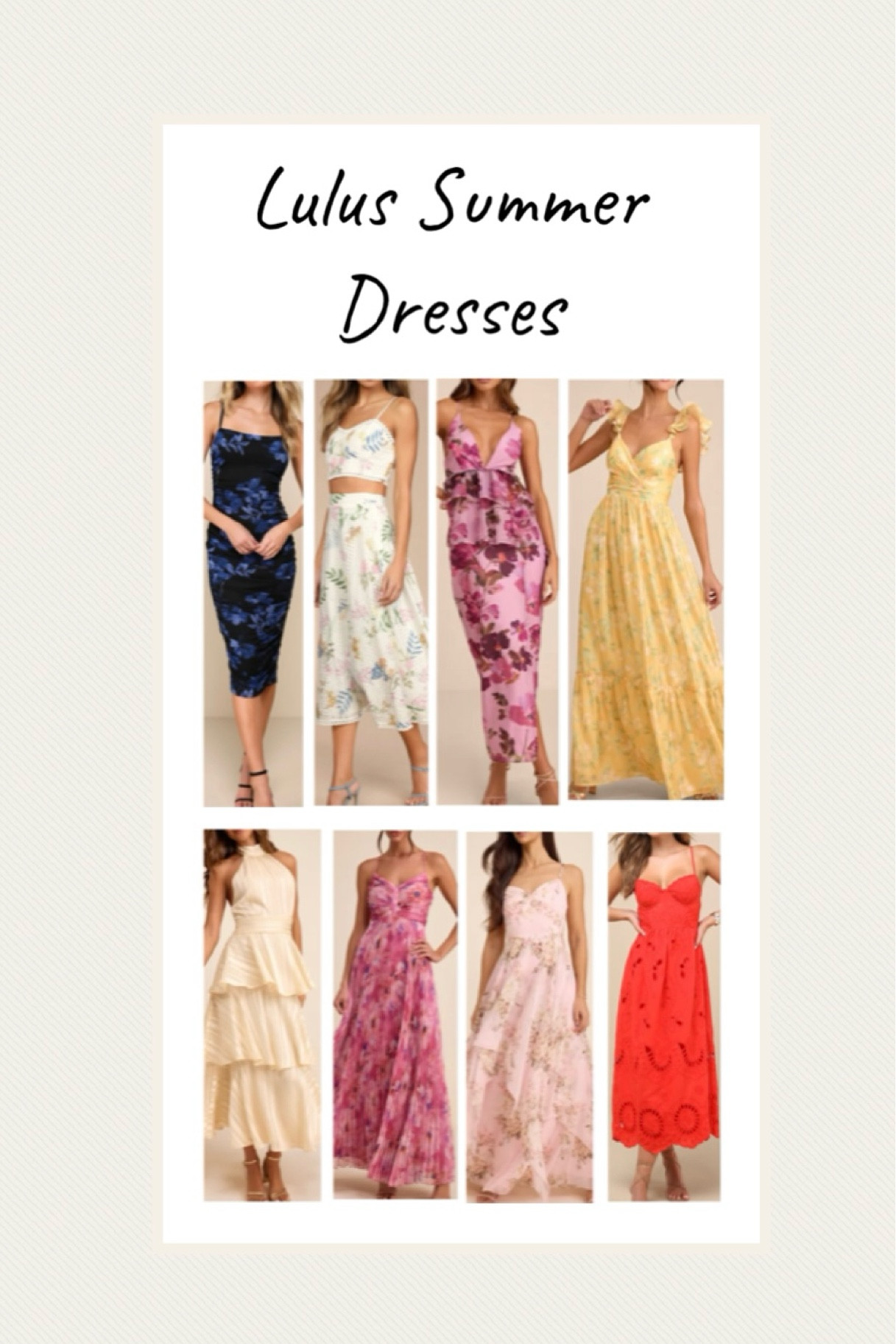 Gorgeous dresses I’m eyeing right now for summer 👗☀️

#summerdress #vacationdress #datenight

#LTKSeasonal