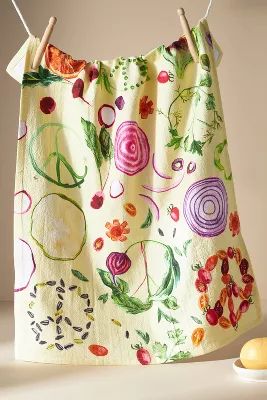 Growing Peace Dish Towel | Anthropologie (US)