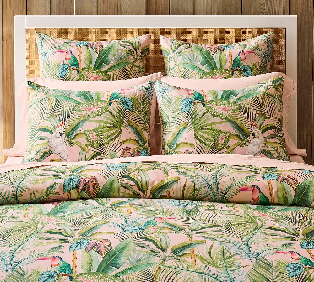 Cynthia Rowley Tropical Toucan Duvet Cover | Pottery Barn (US)