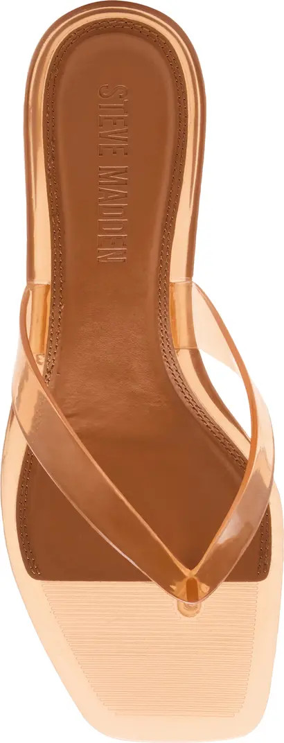 Steve Madden Tracie Kitten Heel Flip Flop in Chestnut Suede at Nordstrom, Size 9.5 | Nordstrom
