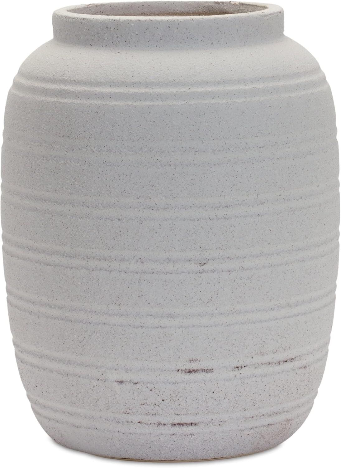 Terracotta Vase White Farmhouse Clay | Amazon (US)