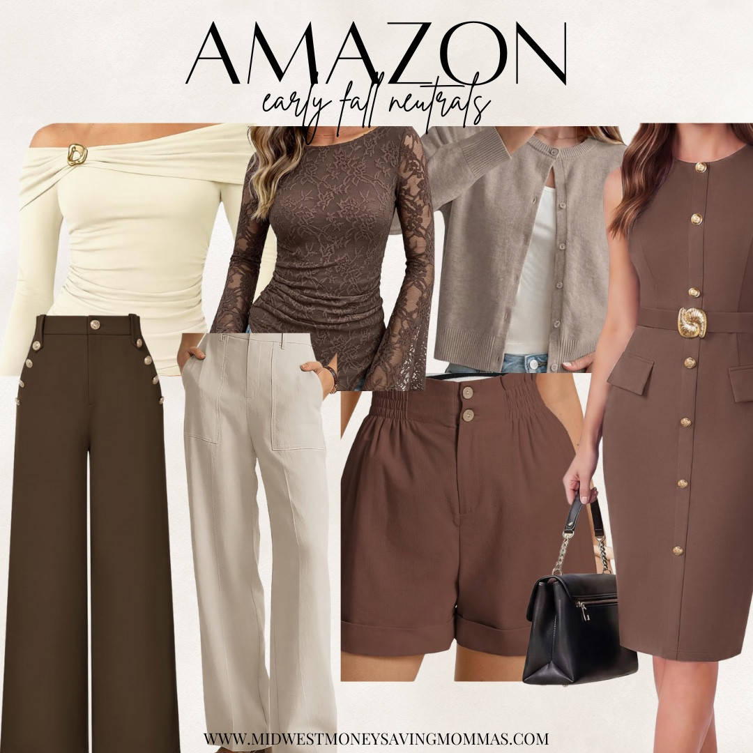 Early fall neutrals 

Amazon fashion Amazon find workwear trousers long sleeve blouse shorts cardigan sweater pencil dress

#LTKootd #LTKmomlife #LTKWorkwear
