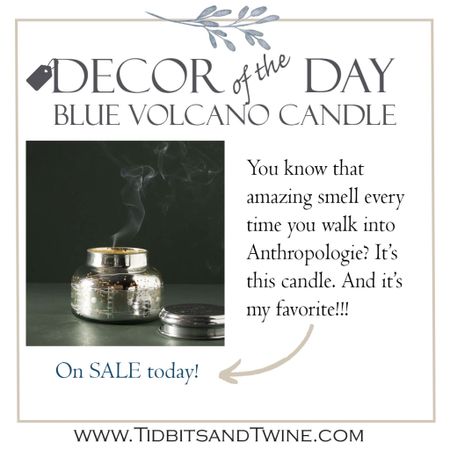The Capri Blue Volcano candle is on sale today!

Best candle, Anthropologie find, Anthropologie sale, jar candle, home decor, home scent, affordable decor 

#LTKsalealert #LTKFind #LTKhome