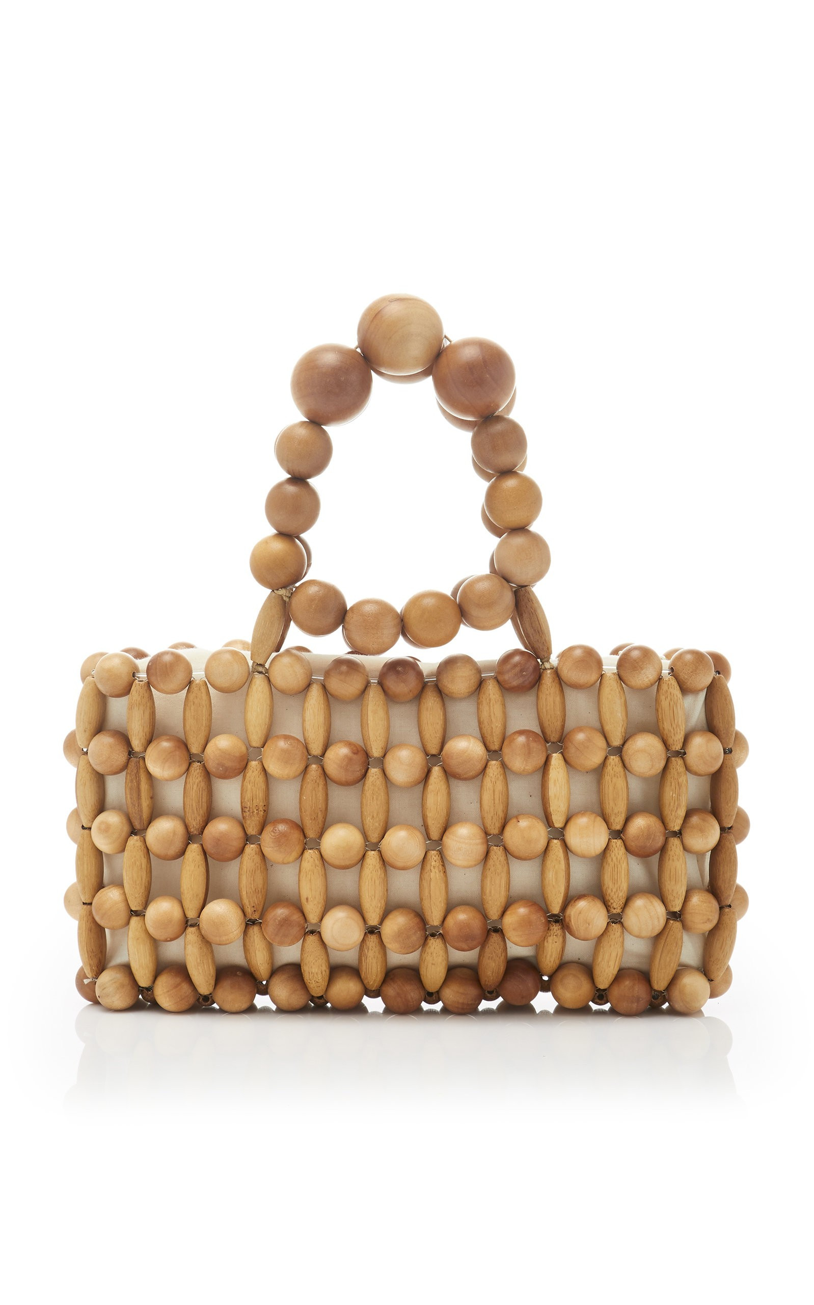 Cora Wooden Clutch  by Cult Gaia | Moda Operandi | Moda Operandi Global