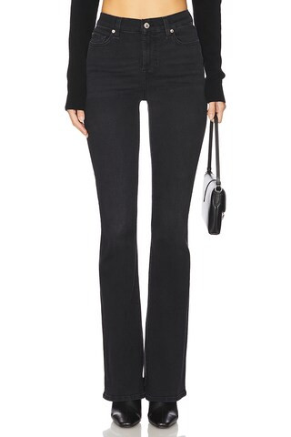 Charlie Flare Leg Jeans in Black Shadow | Revolve Clothing (Global)