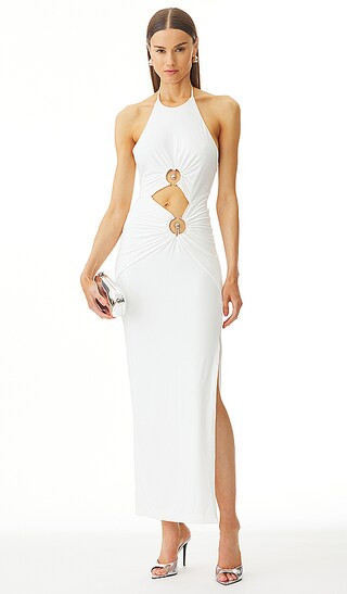 Neve Maxi Dress in Orchid White | Revolve Clothing (Global)