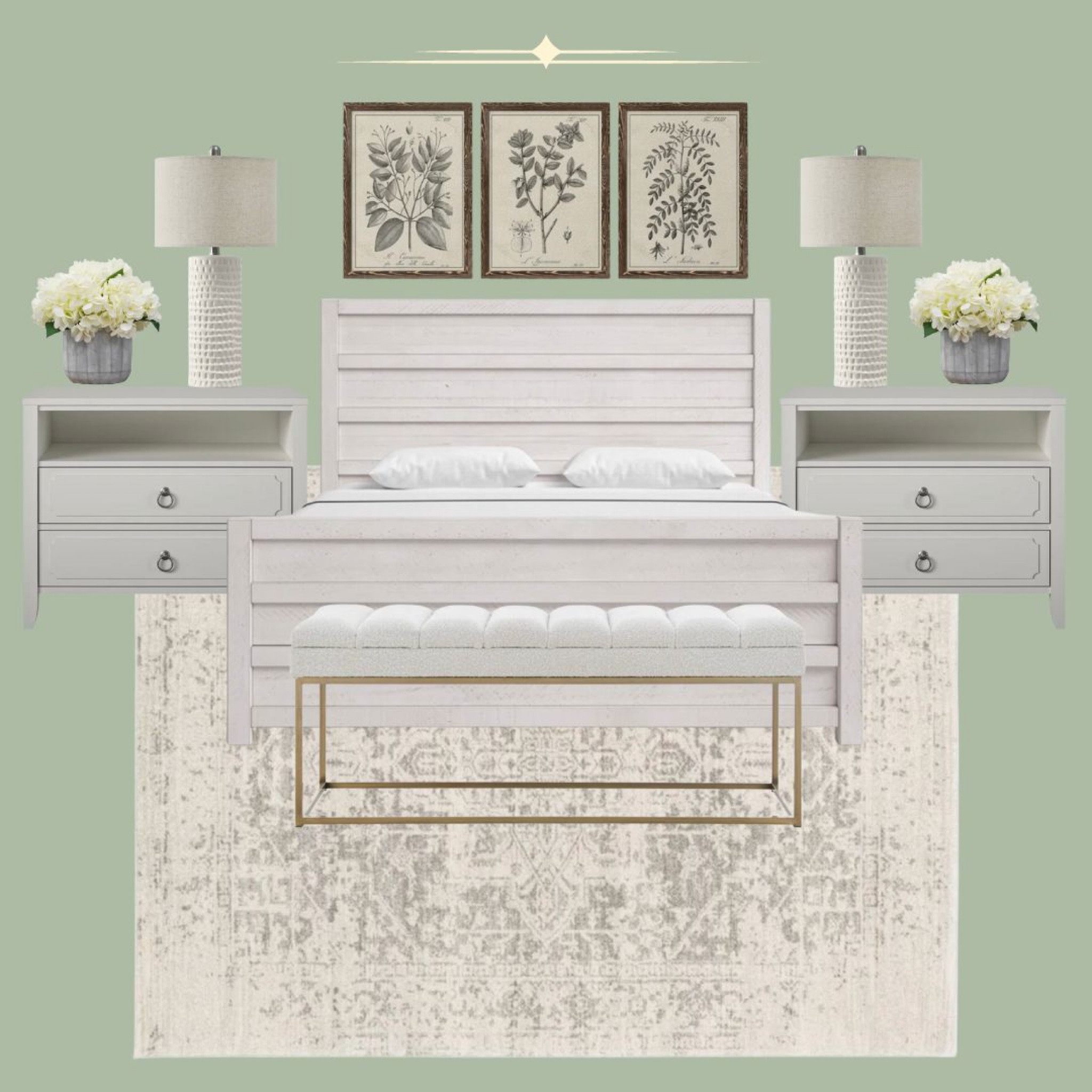 Freshen up your bedroom with some great new finds!! White furniture is always a good option as light reflects off of white allowing your bedroom to feel bigger then it is! 

#LTKFind #LTKSeasonal #LTKhome