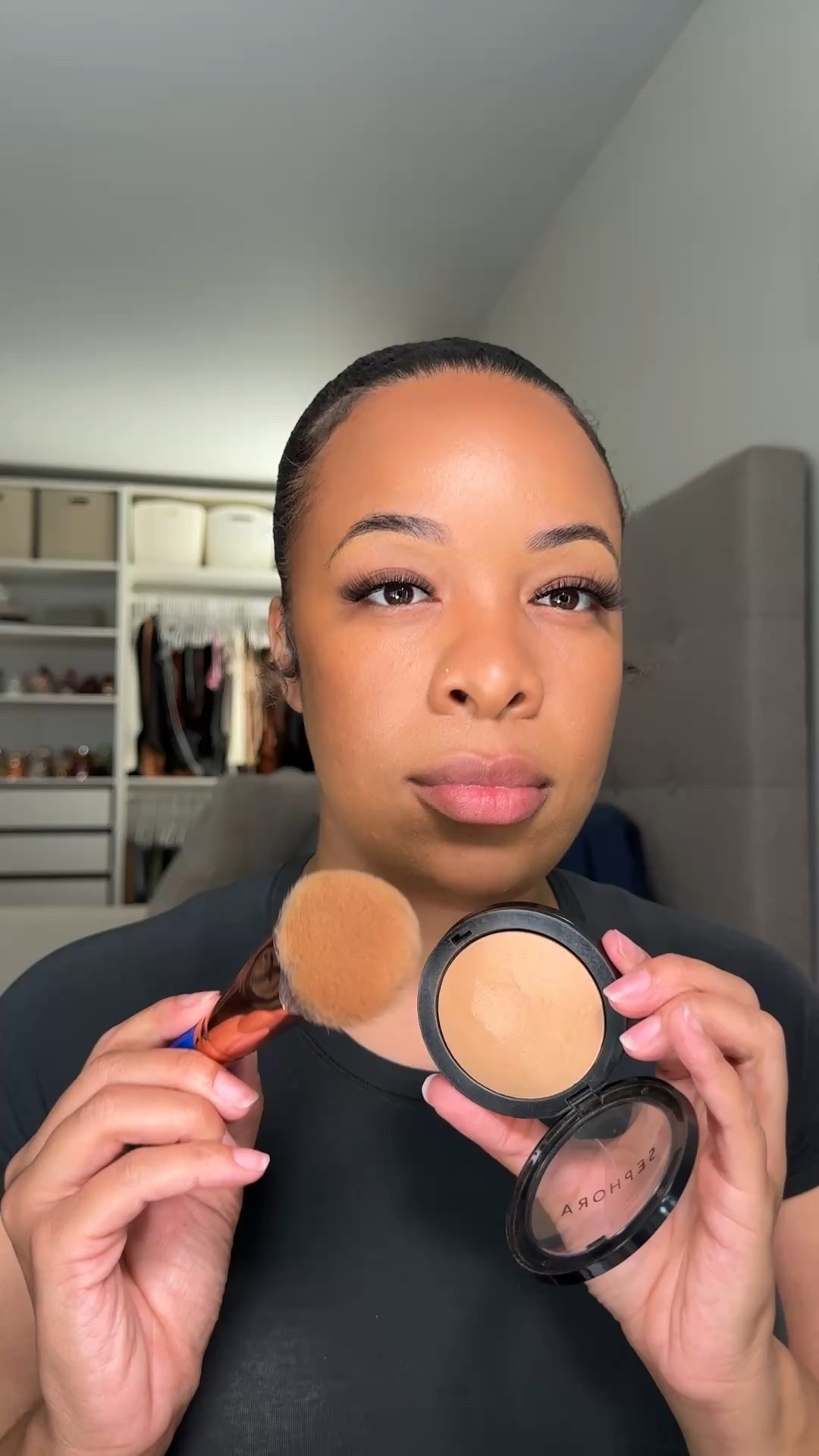 Sephora microsmooth face powder for a light weight set that slightly blurs 

#LTKBeauty